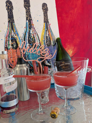 Sip the Season: How to Make a Rhubarb French 75