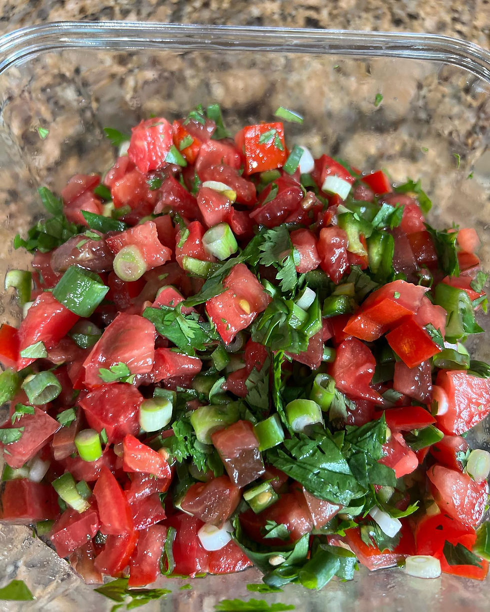 Fresh Homemade Pico de Gallo for Cinco de Mayo
