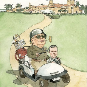 Trump como el general Patton. Distintas épocas, el mismo matón.