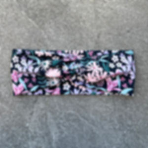 Twisted headband - floral print