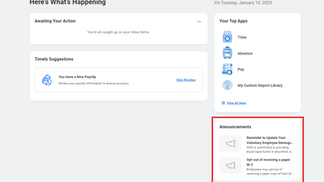 Workday Announcement Photo