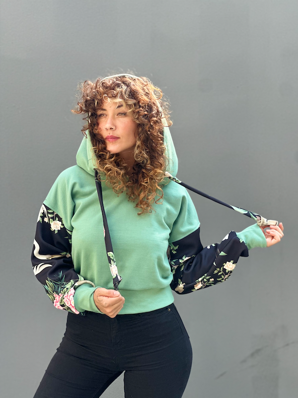 Miniatura: Kaori flores Turquesa