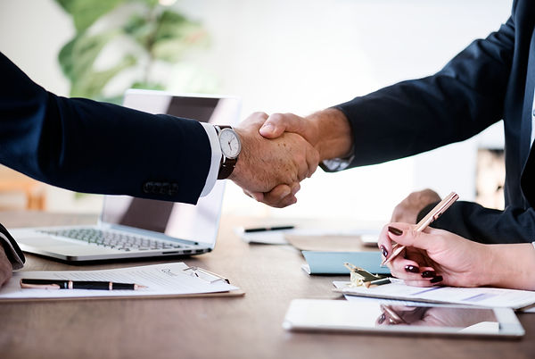 People shaking hands
