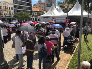 Força-tarefa de saúde dos rins atinge mil pessoas e faz 655 consultas no Largo do Rosário, em Campin