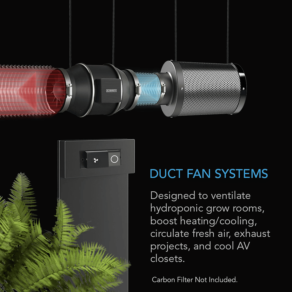 Thumbnail: AC Infinity Cloudline EC Inline Ventilator 4‑12 inch