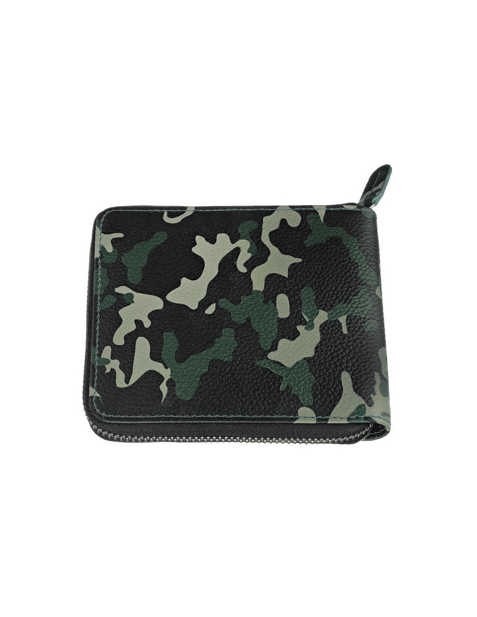 Thumbnail: Zippo Zipper Ritsportefeuille van Nappa Leder in Camouflage Groen