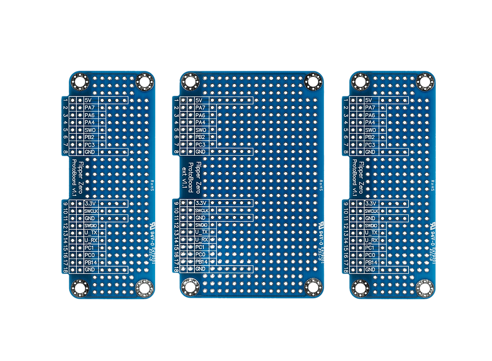 Thumbnail: Flipper Zero Prototyping Boards Pakket Met GPIO Headers Breakout Kaarten