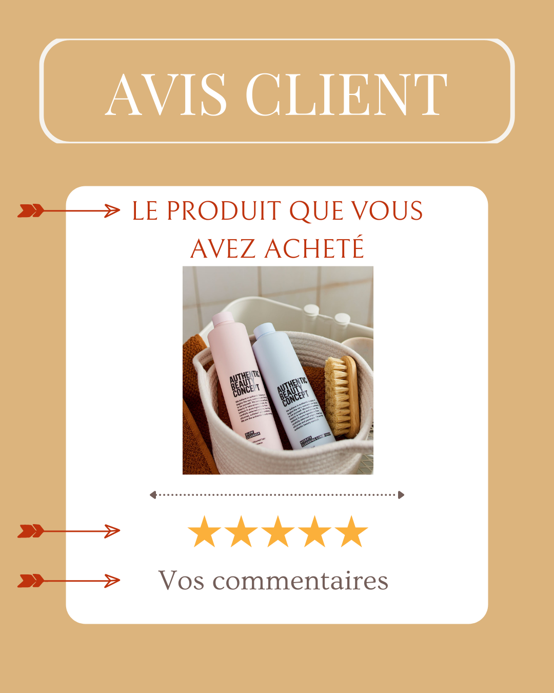 Donnez-nous votre avis sur les produits que vous avez acheté chez Cut & Taste content media