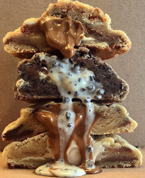 Gooey Cookie Stack