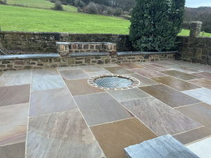 Indian Sandstone Landscaping Project in Belper