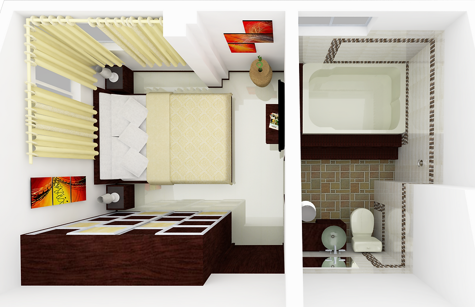 REMODELACIÓN DE HABITACIÓN  Y BAÑO