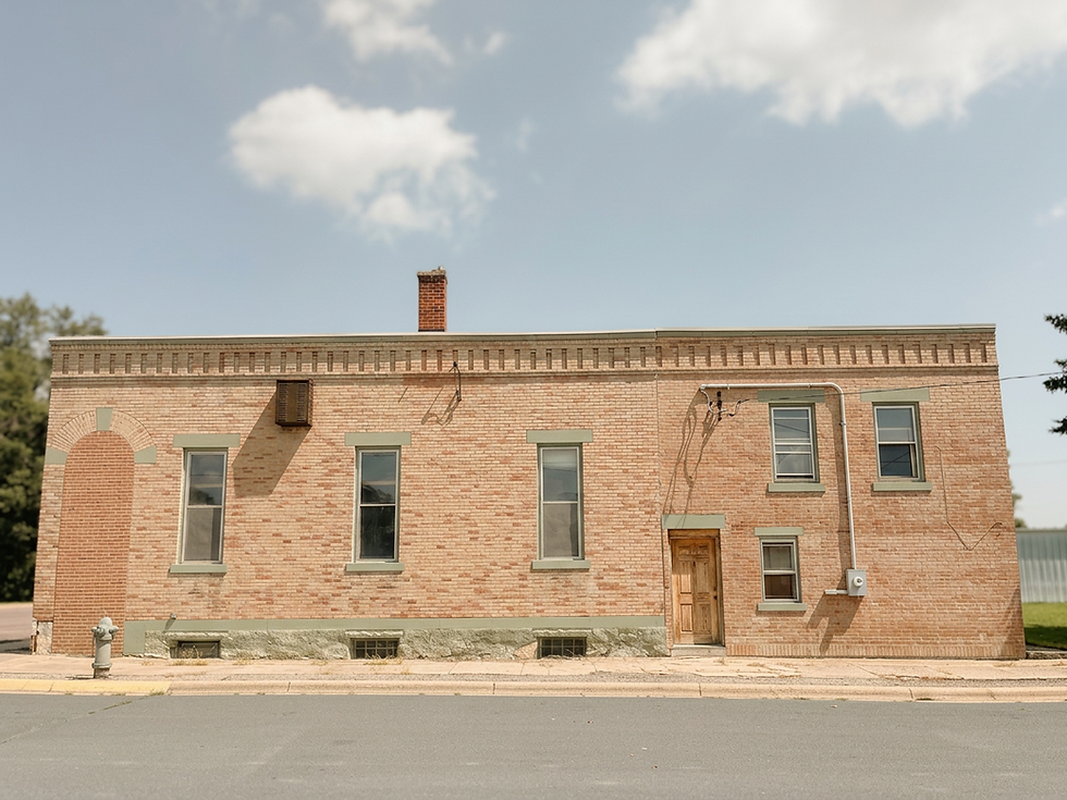 Historic photograph of the Citizens State Bank in Green Isle, Minnesota