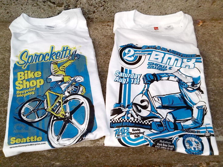 Vintage N.W. BMX Show n Shine, T-shirt & Poster