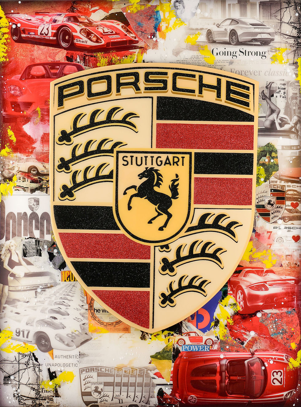 Porsche logo 3d