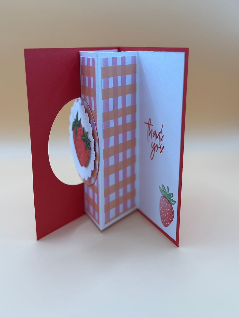 Thumbnail: Love - "Love you Lots" Fun Fold Standing Card - Bright, Sweet and Full of Charm