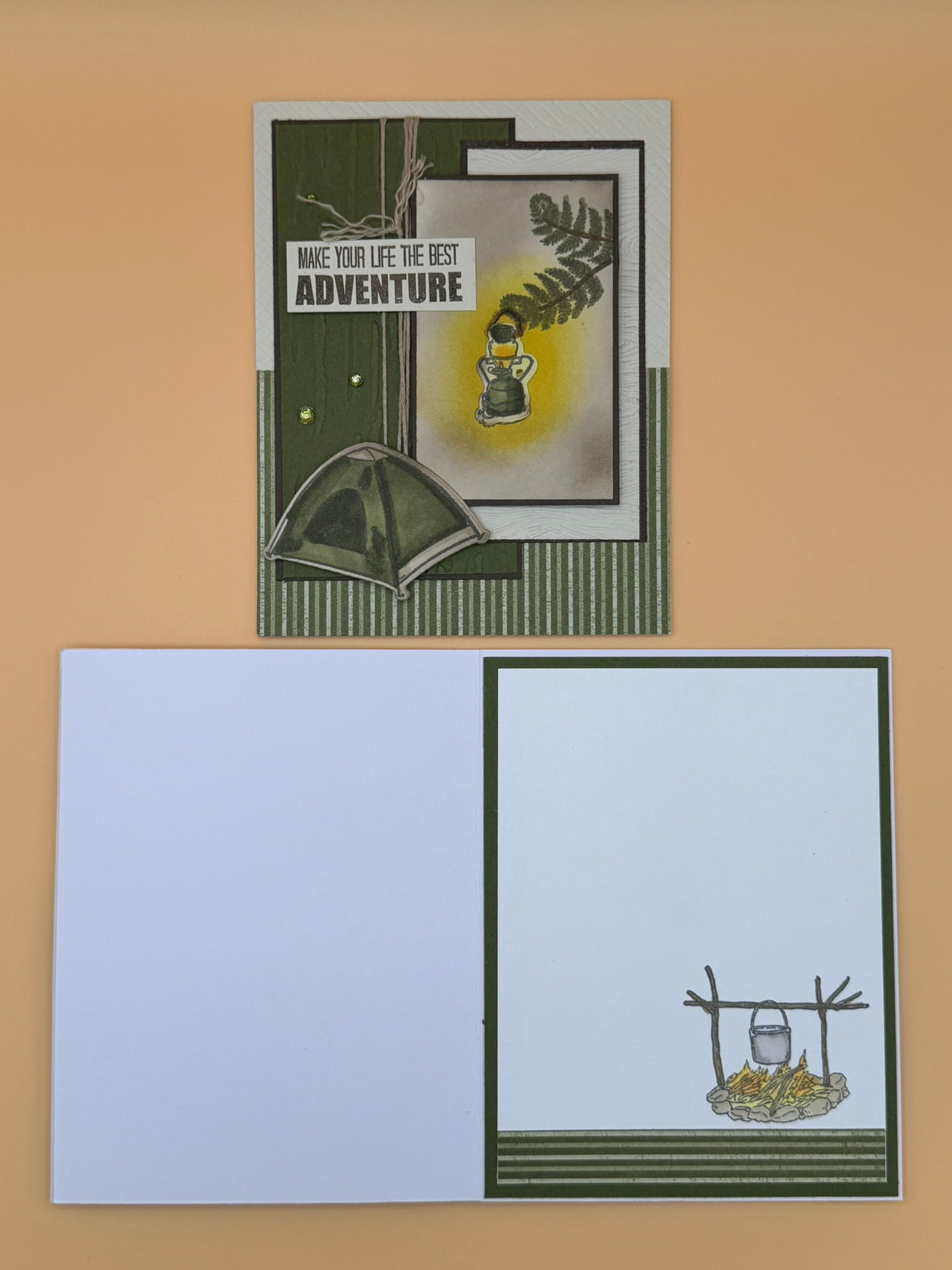 Adventure - Make Your Life the Best Adventure -Green/Yellow Camping Vibes
