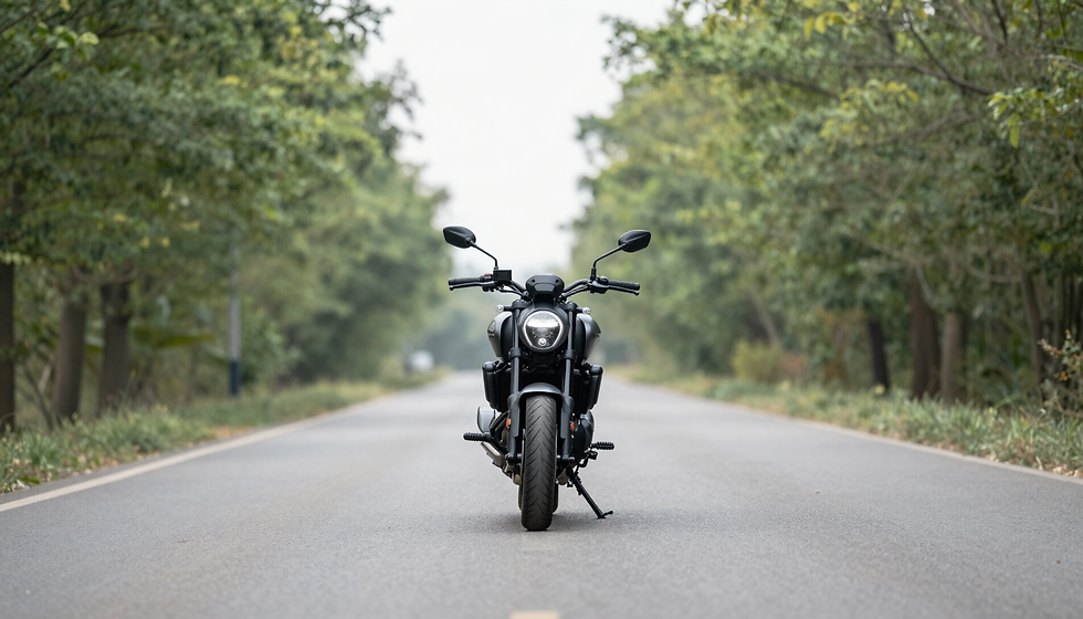 Motorrad-Ausfahrt ins Grüne
