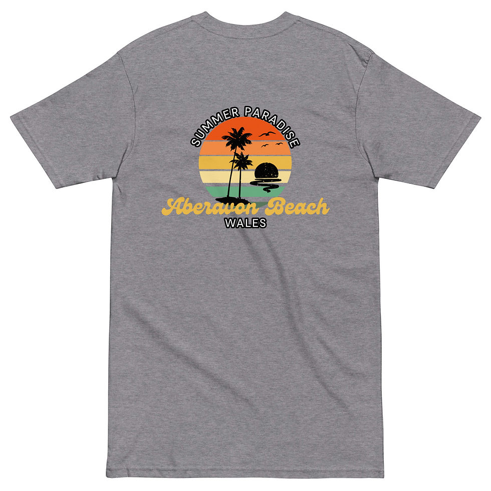 Thumbnail: Aberavon Beach - Men’s premium heavyweight tee