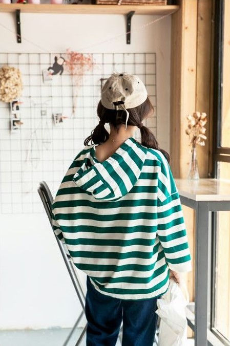 Thumbnail: Turtleneck Sweater hooded female Korean