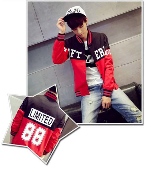 Thumbnail: Men's trend of the young students in the Korean version spring baseball uniform