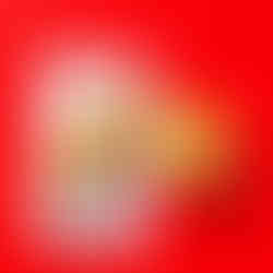 Perrito caliente con mostaza y patatas fritas servido sobre papel de periódico, ejemplo de fotografía gastronómica colorida con fondo rojo.