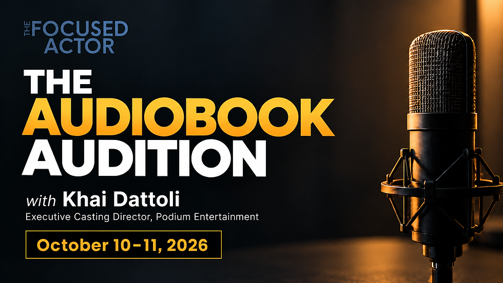 THE AUDIOBOOK AUDITION: What Casting Hears