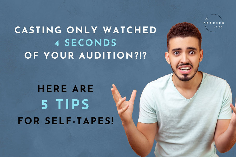The 4-Second Audition (and 5 things you can do about it)