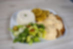 Filete con camarones