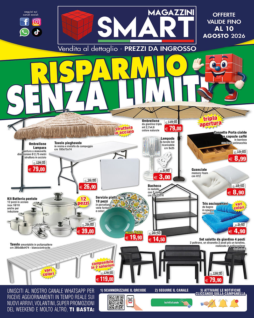 Volantino fino al 10 Agosto