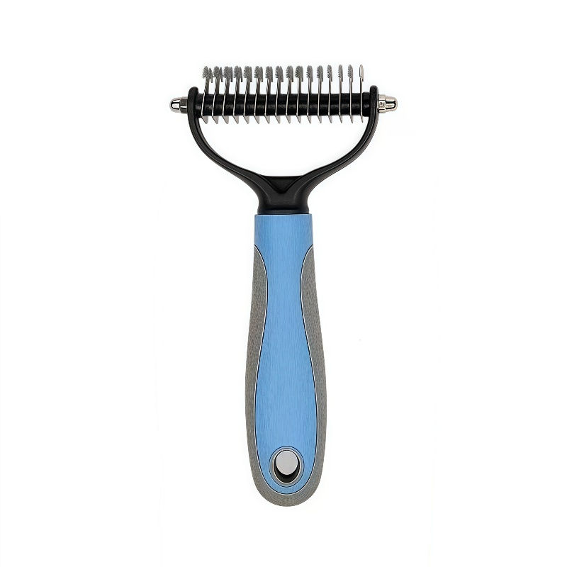 Thumbnail: Double-Sided Stainless Steel De-Shedding Comb for Dogs & Cats