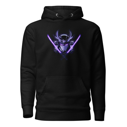 Shinobi Logo Double Swords, No Text - Unisex Soft Hoodie