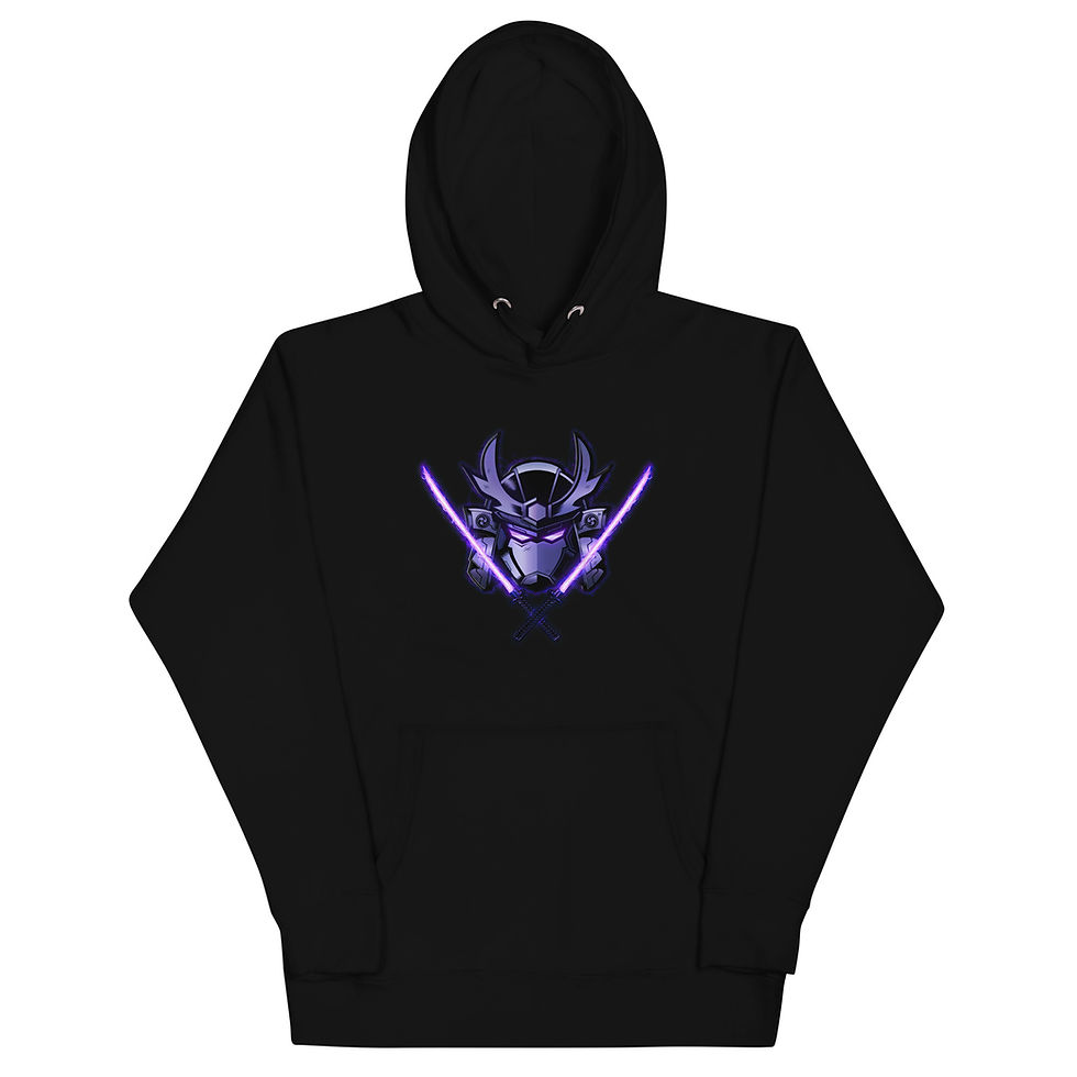 Thumbnail: Shinobi Logo Double Swords, No Text - Unisex Soft Hoodie