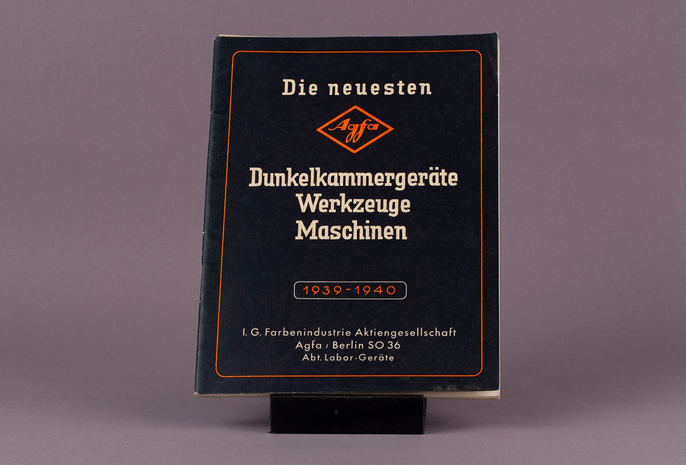 Agfa Labor Katalog 1939/40