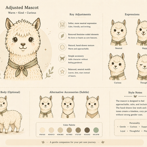 iterations of the pet lore mascot murphy