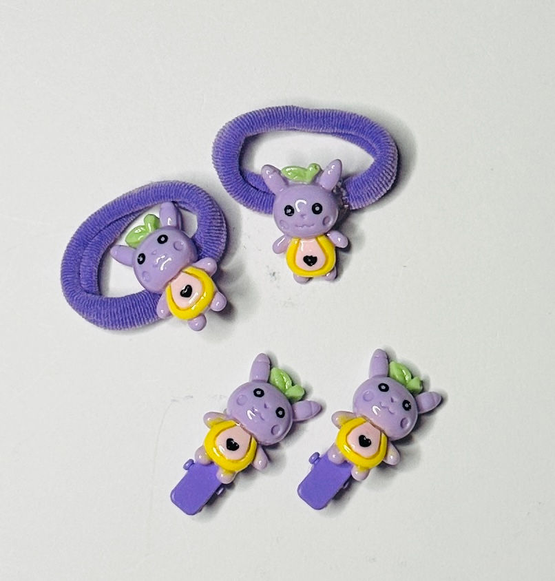 Thumbnail: Fruit Hair Clip and Rubber Band set