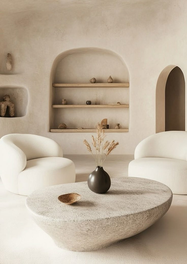 Photo inspiration: Picture Idea: Wall Finishes Inspired By Japandi And Wabi Sabi Timeless Texture