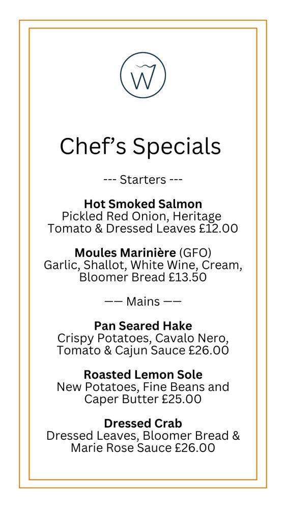 Today’s Specials