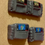 Thumbnail: Two pairs of stud earrings of super nintendo snes game cartridge of mario all stars and super mario