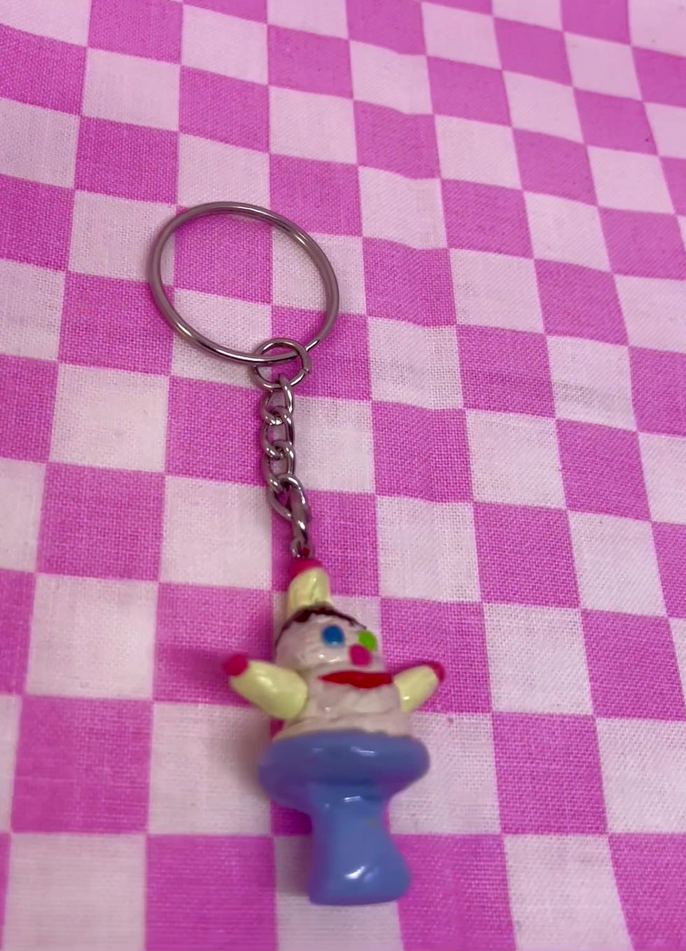 Thumbnail: keychain of handmade goofy goober ice cream sundae from the show SpongeBob