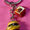 Thumbnail: keychain of mcdonalds big mac burger with sesame seeds bun and big mac burger box