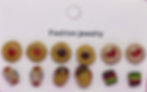 stud food earrings of Italian butter cookies with red jelly filling and chocolate filling and  rainbow cookies