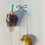Thumbnail: pins of starbucks iced caramel latte with whipped cream and ice and croissant pastries
