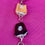 Thumbnail: phone charm of a chocolate hostess cupcake an orange hostess cupcake and a strawberry hostess cupcake