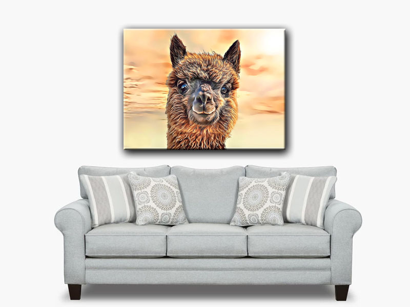 Thumbnail: Alpaca Saying Hi