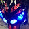 サムネイル： ZX-14R/ZZR1400 アッパーカウル ファイヤーパターンデカール 銀
