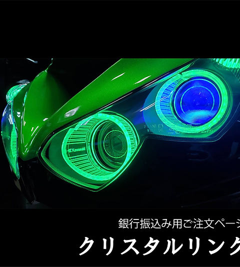 イカリングオプション】クリスタルリング(ZX-14R/ZZR1400)※銀行振込み