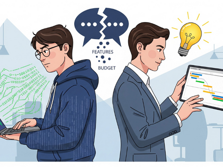 외주 개발사와 고객사 목표 차이로 인해 실패하는 개발  