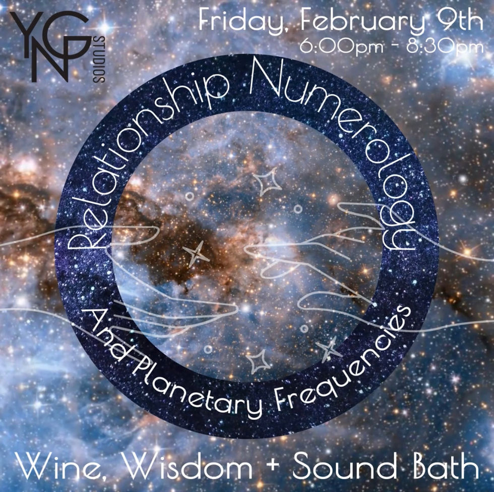 Wine & Wisdom + Sound Bath - Relationship Vibration