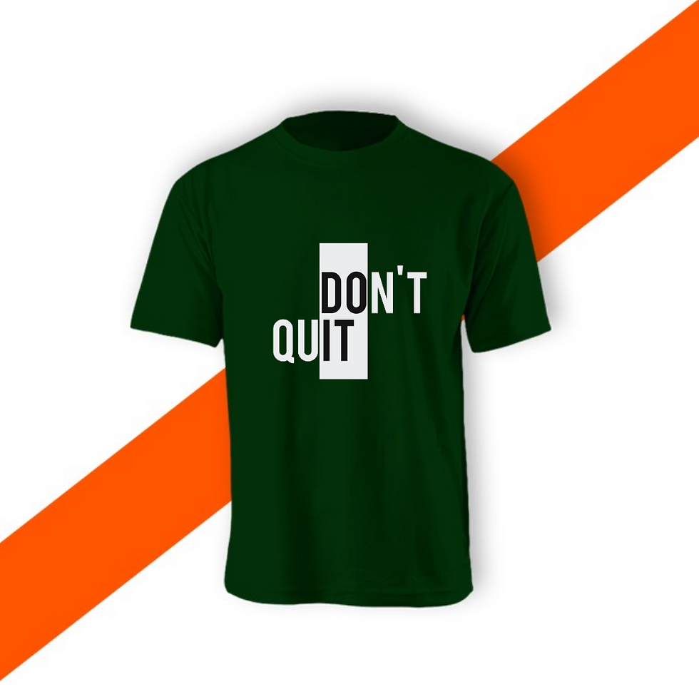 Thumbnail: Don't Quit Half Sleeve Men's T Shirt