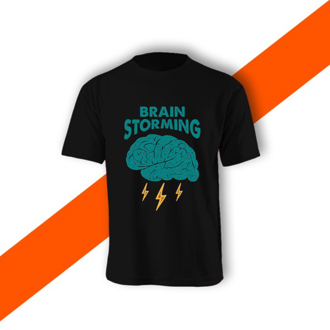 Brain Storming Men's Half Sleeve T Shirt